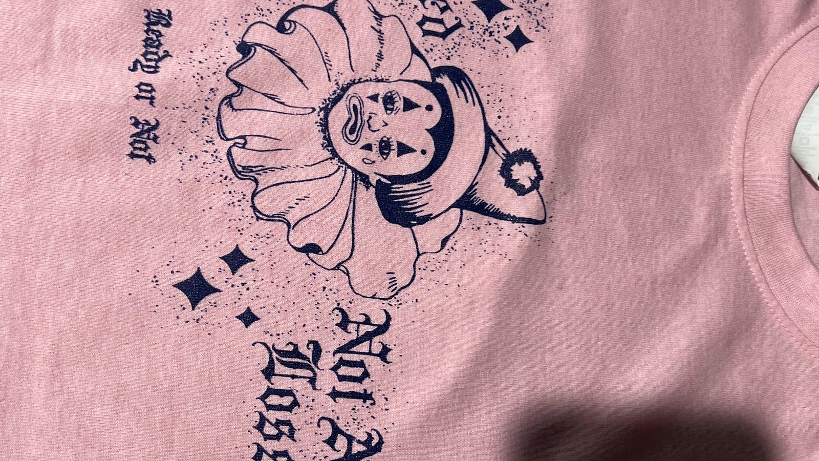 Screen printing process with ink and print setup