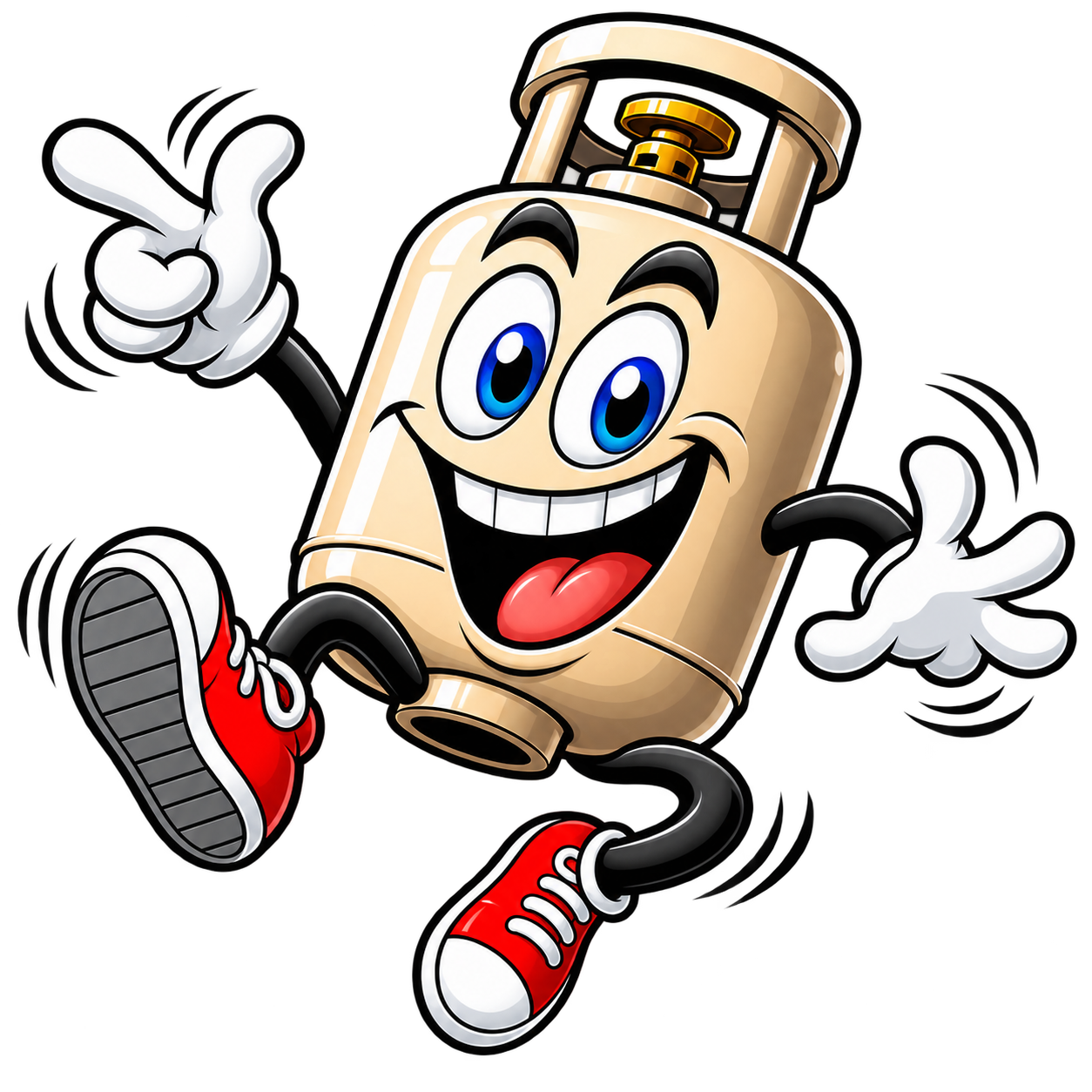 LPG Delivery Mascot